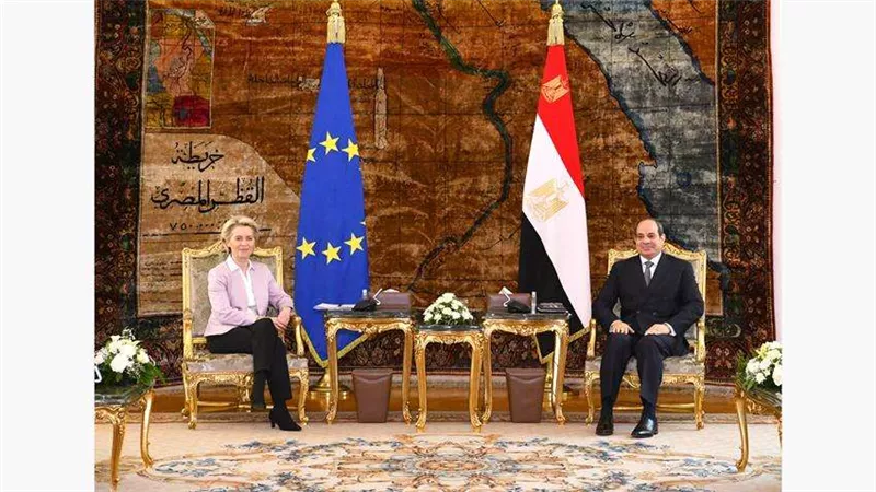 الرئيس السيسي يشدد على رفض مصر القاطع لتهجير الفلسطينيين سواء بالنزوح داخلياً أو بالتهجير خارج أراضيهم