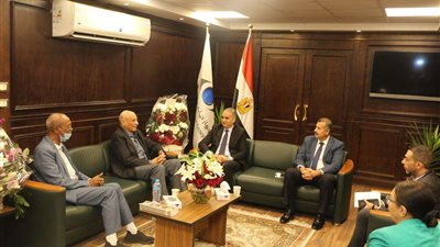 رئيس جهاز حماية المستهلك يستقبل رئيس الجهاز القومي لحماية المستهلك من دولة السودان ونائبه