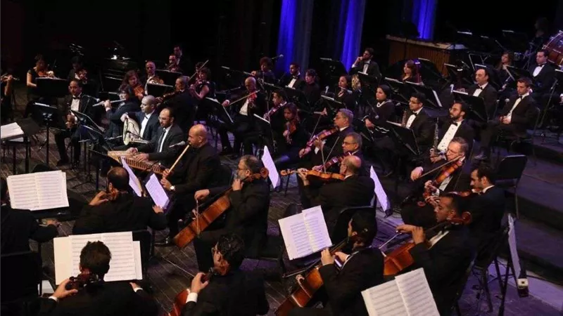 السيمفونى بالأسلوب الأذربيجاني على المسرح الكبير بدار الأوبرا