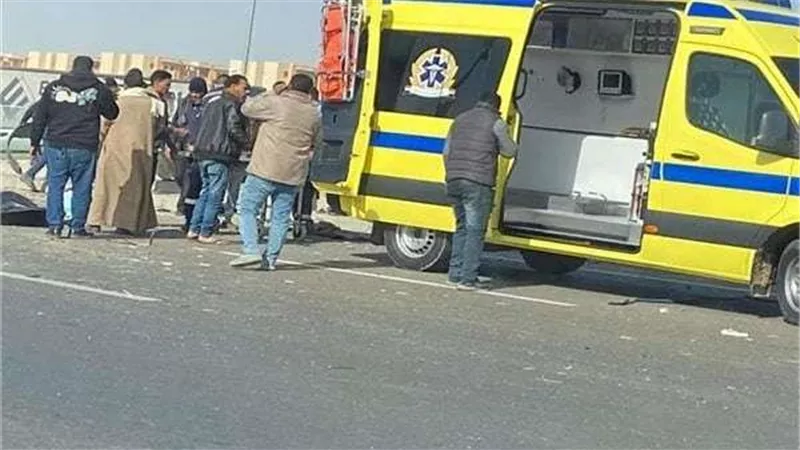 مصرع شخص وإصابة اثنين آخرين في حادث بالمنوفية