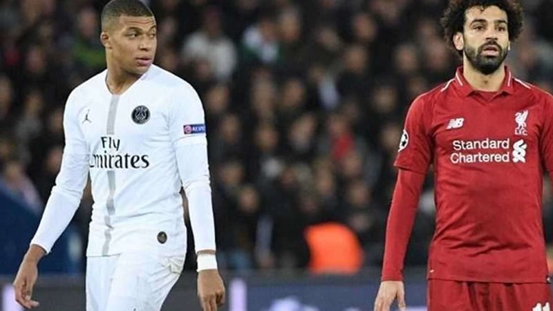 محمد صلاح ومبابي