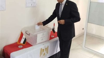 استمرار توافد الجالية المصرية في الجابون للتصويت في الانتخابات الرئاسية