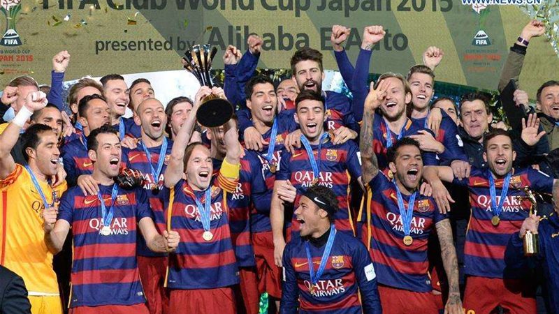 برشلونة بطل 2015
