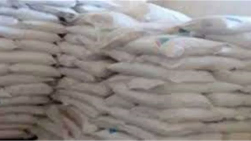 ضبط 50 طن أرز أبيض مجهول المصدر داخل إحدى الشركات بالبحيرة
