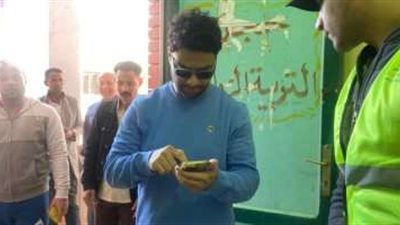 أحمد جمال يوحه رسالة للمصريين من داخل لجنته الانتخابية بمدينة نصر