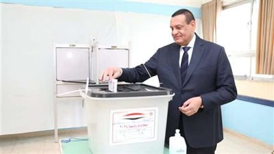 وزير التنمية المحلية يدلي بصوته في الانتخابات الرئاسية 2024