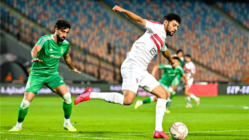 الشوط الأول... الزمالك يسقط أمام المصري بهدف نظيف