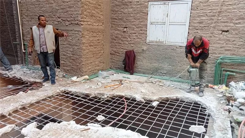 استمرار حملات إزالة التعديات ومخالفات البناء وتنفيذ 5 قرارات بأسيوط