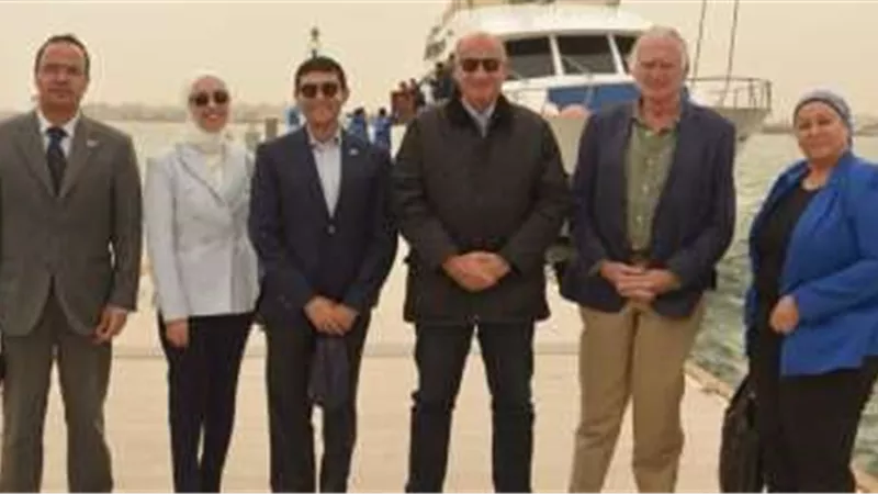 الاستشاري الدولى لسياحة اليخوت يزور قناة السويس ومارينا اليخوت بالإسماعيلية