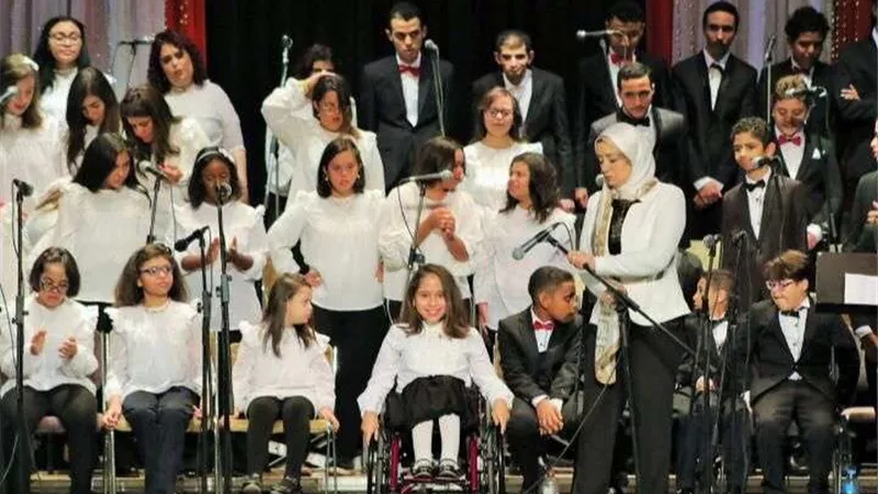 في اليوم العالمى لذوي الهمم.. غناء وباليه القدرات الخاصة بمواهب الأوبرا