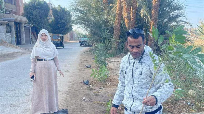 محافظ أسيوط: تنفيذ أعمال تشجير وزراعة شتلات ضمن مبادرة 100مليون شجرة