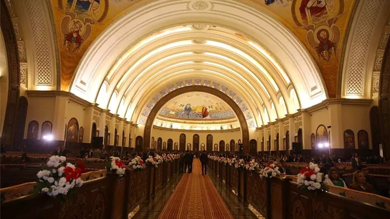 كاتدرائية ميلاد المسيح بالعاصمة الإدارية تستعد لقداس عيد الميلاد
