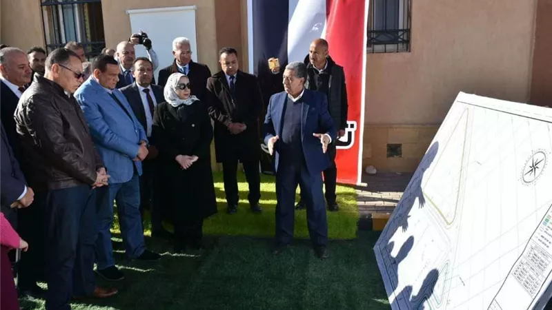 وزير التنمية المحلية ومحافظ الشرقية يفتتحان المدفن الصحي ببلبيس