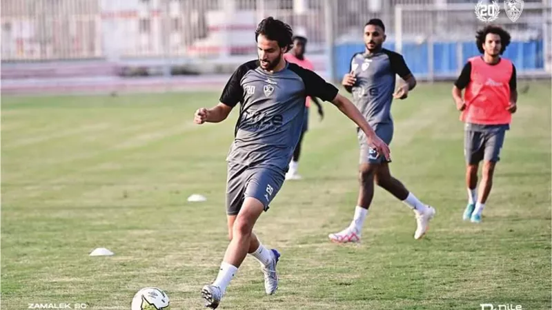 تعليمات خاصة لـ محمود علاء في مران الزمالك