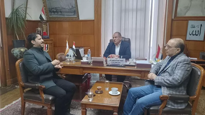 النائب أحمد البرلسي يستقبل وفد الاتحاد الأوروآسيوى بالمحلة