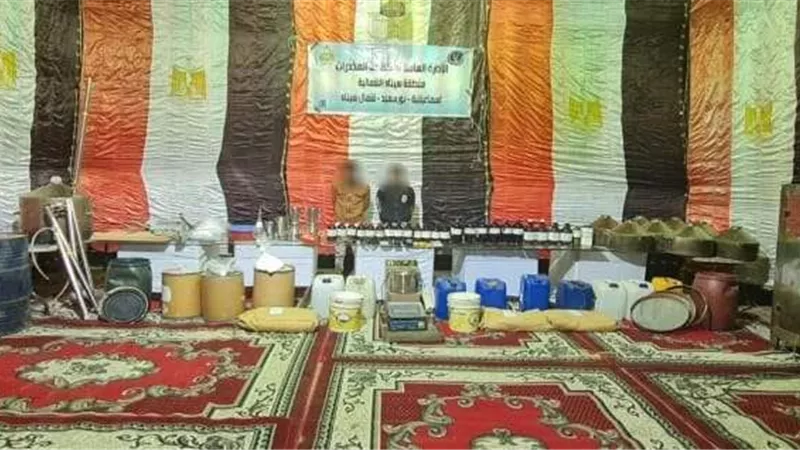قدرت بـ 150 مليون جنيه.. ضبط عصابة لتصنيع المواد المخدرة وترويجها بالإسماعيلية