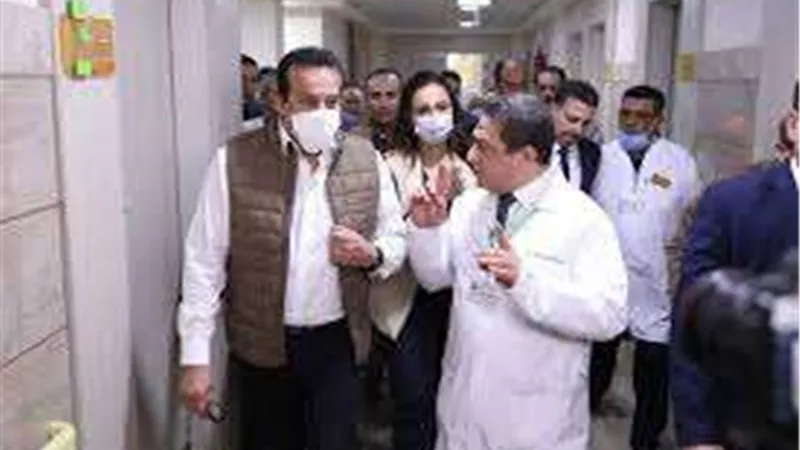 وزير الصحة يتفقد مستشفى كوم حمادة التخصصي ويوجه بمتابعة معدلات الولادة القيصرية