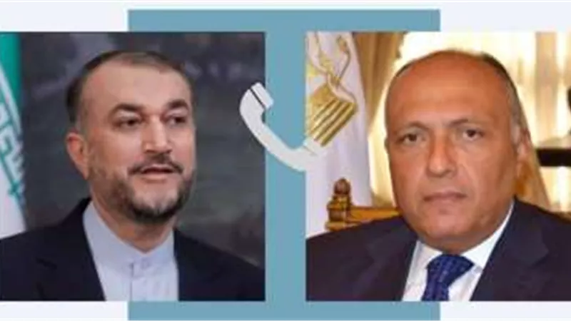 وزير الخارجية ونظيره الإيرانى يناقشان تطورات الوضع بغزة