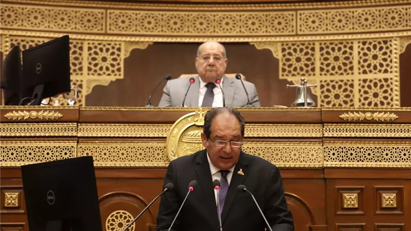 أمام الشيوخ.. وزير الزراعة يستعرض إنجازات قطاع الزراعة خلال العشر سنوات الماضية
