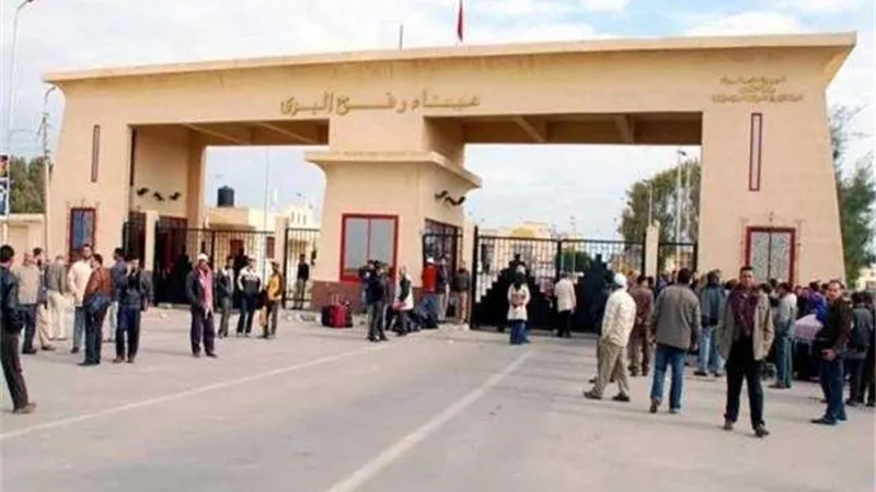 إدخال 84 شاحنة مساعدات إلى قطاع غزة عبر ميناء رفح البري