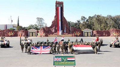انطلاق فعاليات التدريب المصري البريطاني المشترك فى مجال مكافحة الإرهاب