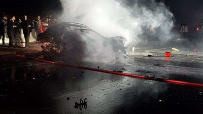 تفحم 3 أشخاص في انقلاب سيارة واشتعال النيران بها بصحراوي إسكندرية