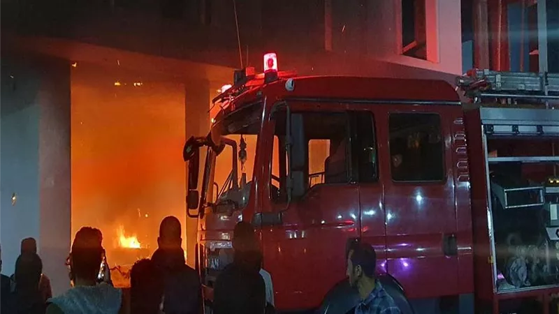 مباحث كفر الشيخ تكشف تفاصيل حريق محل وضبط المتهم