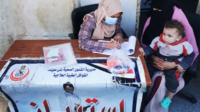 صحة بني سويف: 1560 مواطن استفادوا من قافلة طبية بقرية منشأة طاهر