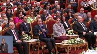 الرئيس السيسي لهاني شاكر: شكرا جزيلا وكل سنة وأنت طيب