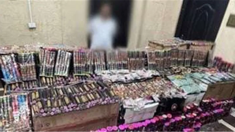 ضبط 250 ألف قطعة ألعاب نارية في الشرقية