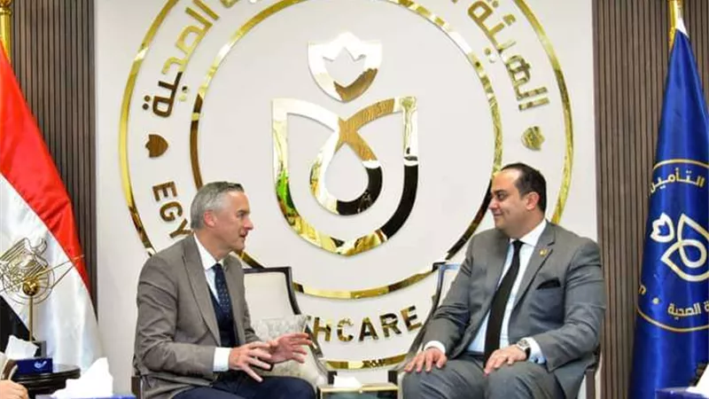 رئيس هيئة الرعاية الصحية يبحث تعزيز التعاون مع الغرفة الألمانية العربية للصناعة والتجارة