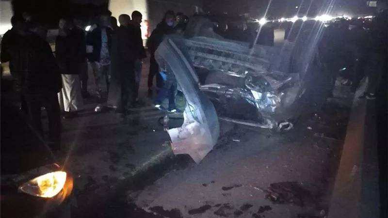 ننشر أسماء المصابين في حادث تصادم طريق أسوان الجديدة