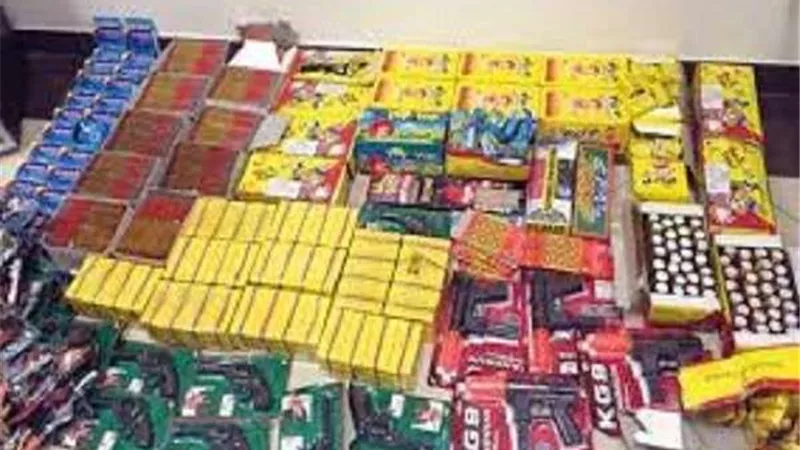 ضبط 3 ملايين قطعة ألعاب نارية في المنوفية