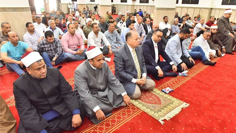 محافظ أسيوط يفتتح مسجد العارف بالله بمدينة أسيوط الجديدة