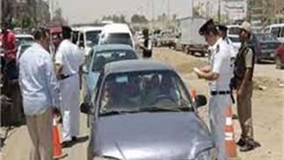 حملات مرورية في القاهرة الكبرى لضبط السائقين المخالفين للقانون