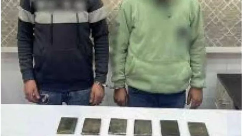 القبض على شخصين حاولا تهريب مخدرات بـ 2 مليون جنيه إلى أسيوط