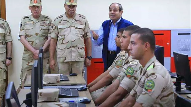الرئيس السيسي يتفقد الأكاديمية العسكرية بالعاصمة الإدارية الجديدة