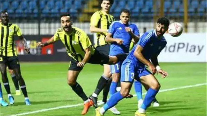 سموحة يتقدم بهدف نظيف في الشوط الأول أمام المقاولون بالدوري المصري