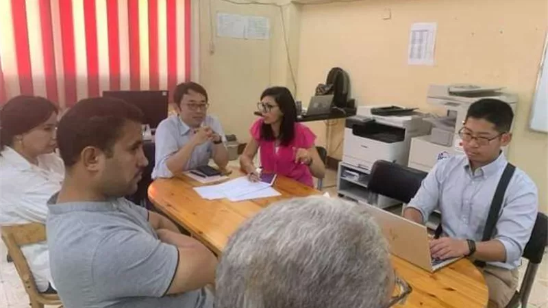 وفد الجايكا الياباني يزور مديرية الزراعة بأسيوط