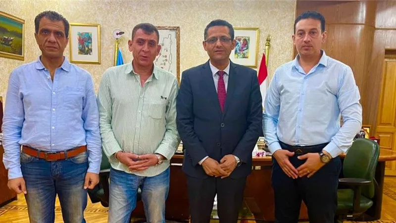 البلشي يستقبل لجنة نقابة الصحفيين الفلسطينيين لبحث سبل دعم الزملاء المتواجدين بها