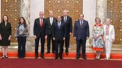 الرئيس السيسي يناقش مع وفد الكونجرس الأمريكي تطورات الأوضاع في غزة
