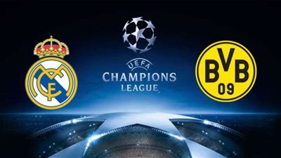 موعد مباراة ريال مدريد وبروسيا دورتموند والقنوات الناقلة في نهائي دوري أبطال أوروبا