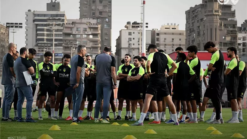 رباعي الزمالك راحة من التدريبات الجماعية
