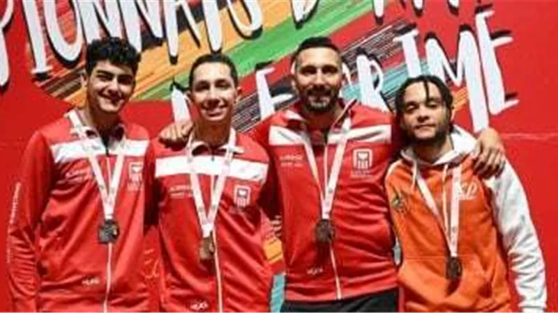 منتخب مصر لسلاح السيف يحصل على فضية أفريقيا