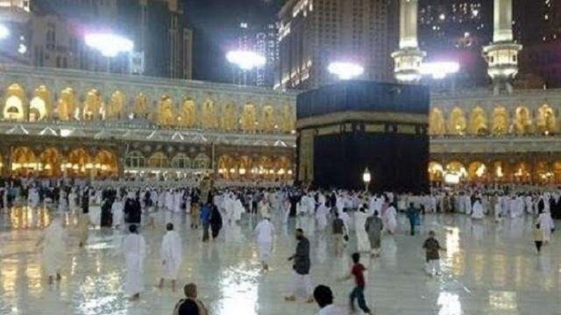 أمطار رعدية على الحرم