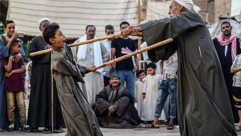 احتفالات الفرغل بأبوتيج ..حكاية وكرامات قبلة المريدون والصوفية الشيخ الفرغل