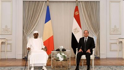 الرئيس السيسي يبحث مع نظيره التشادي عدد من القضايا الإفريقية ذات الاهتمام المشترك