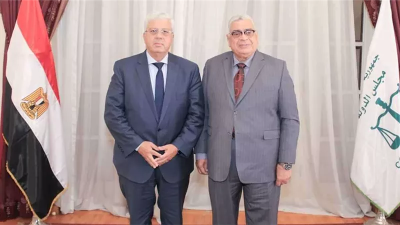 رئيس مجلس الدولة يستقبل وزير التعليم العالى