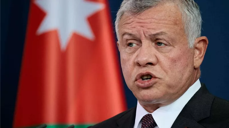 العاهل الأردني يناقش مع الرئيس الأمريكي وقف إطلاق النار بغزة