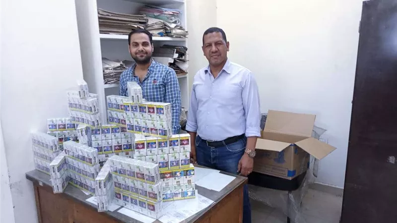 ضبط 62 قاروصة سجائر بغرض إعادة بيعهم في السوق السوداء بأسيوط